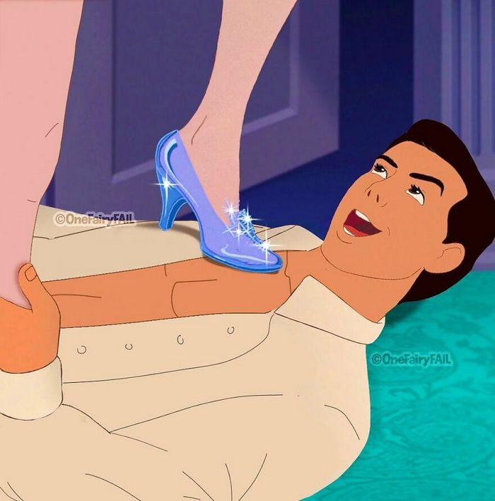 Artista coloca personagens da Disney em todos os tipos de cenários estranhos (55 fotos) 54