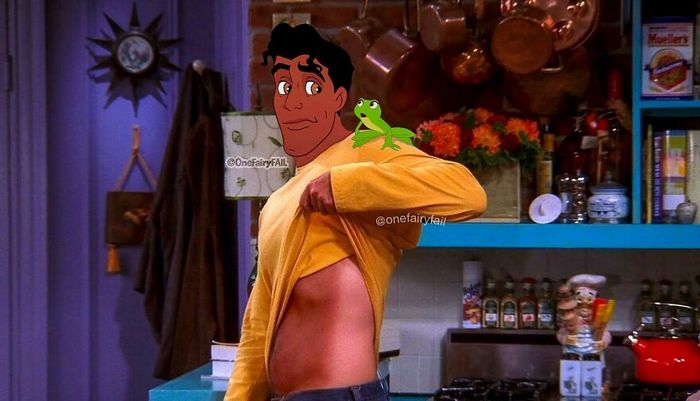 Artista coloca personagens da Disney em todos os tipos de cenários estranhos (55 fotos) 55