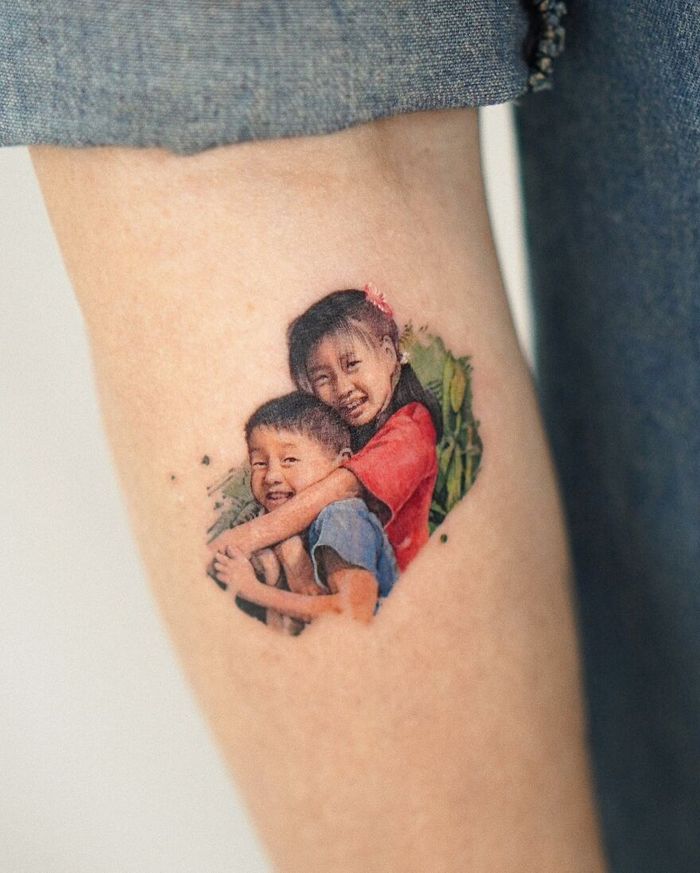 Artista coreana cria belas tatuagens que parecem pinturas em aquarela (42 fotos) 2