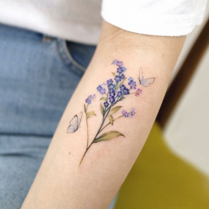 Artista coreana cria belas tatuagens que parecem pinturas em aquarela (42 fotos) 3