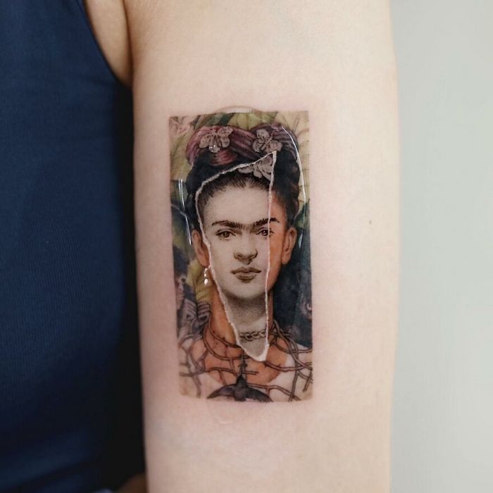 Artista coreana cria belas tatuagens que parecem pinturas em aquarela (42 fotos) 4