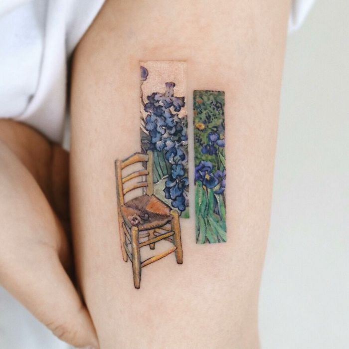 Artista coreana cria belas tatuagens que parecem pinturas em aquarela (42 fotos) 12