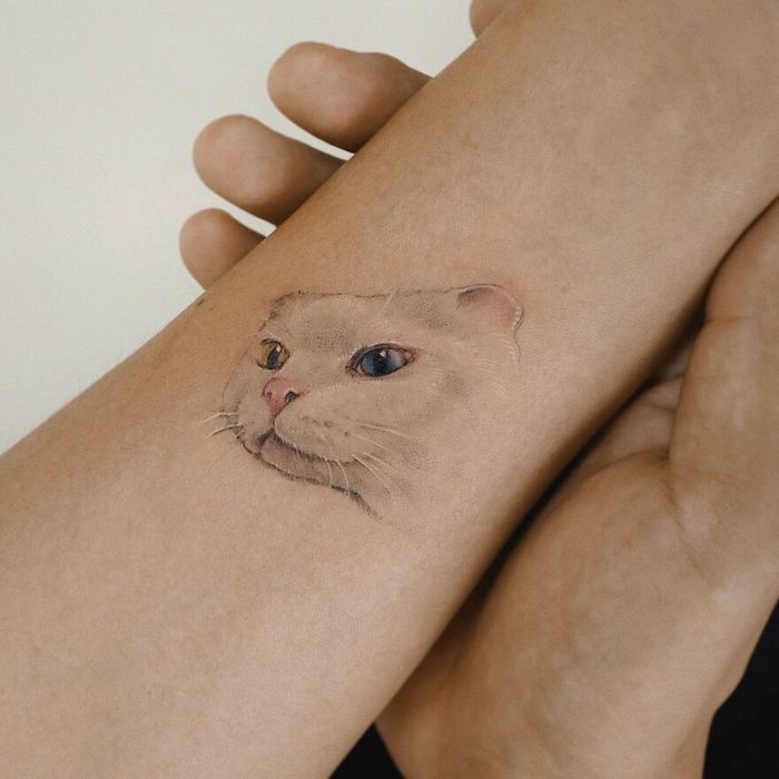 Artista coreana cria belas tatuagens que parecem pinturas em aquarela (42 fotos) 14