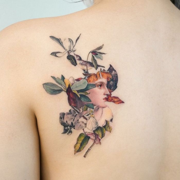 Artista coreana cria belas tatuagens que parecem pinturas em aquarela (42 fotos) 22