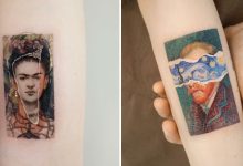 Artista coreana cria belas tatuagens que parecem pinturas em aquarela (42 fotos) 9