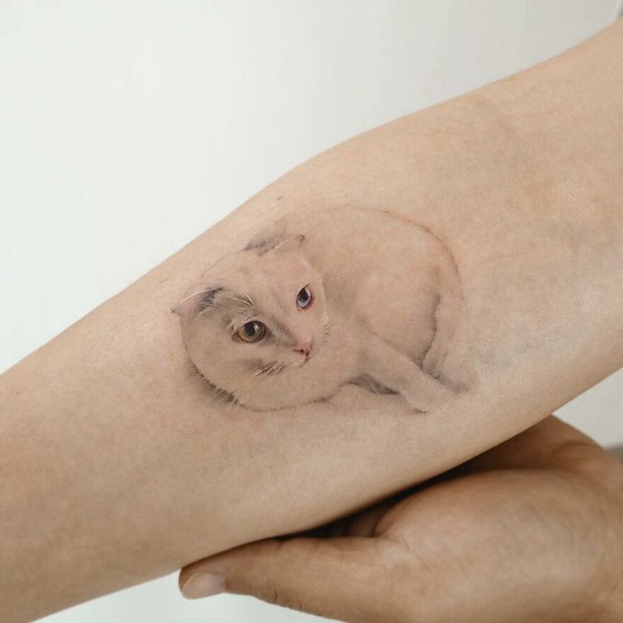 Artista coreana cria belas tatuagens que parecem pinturas em aquarela (42 fotos) 37