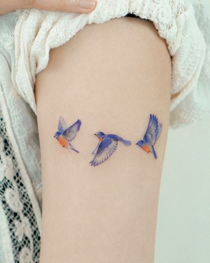 Artista coreana cria belas tatuagens que parecem pinturas em aquarela (42 fotos) 38 Artista coreana cria belas tatuagens que parecem pinturas em aquarela (42 fotos) 38