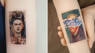 Artista coreana cria belas tatuagens que parecem pinturas em aquarela (42 fotos) 53