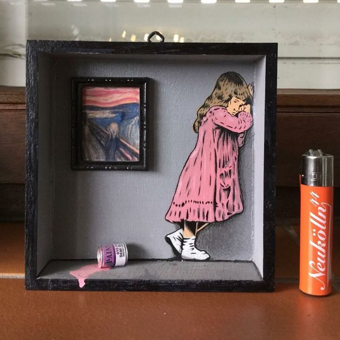 Artista torna as ruas divertidas ao criar grafites que interagem com o ambiente (46 fotos) 14