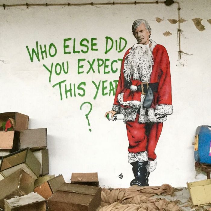 Artista torna as ruas divertidas ao criar grafites que interagem com o ambiente (46 fotos) 28