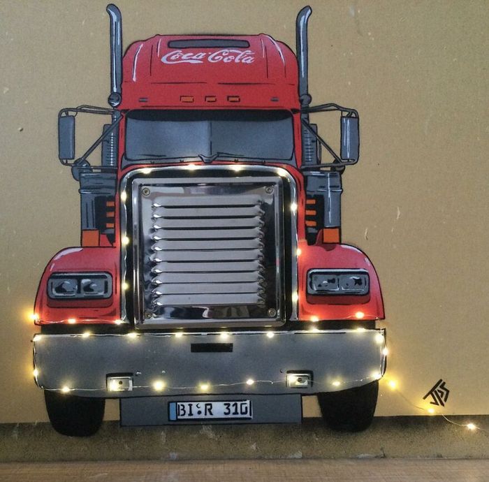 Artista torna as ruas divertidas ao criar grafites que interagem com o ambiente (46 fotos) 44