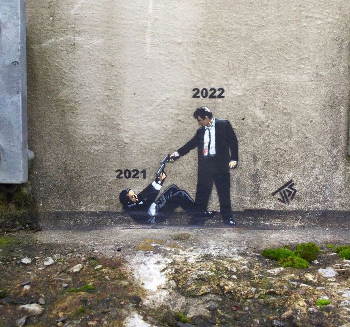 Artista torna as ruas divertidas ao criar grafites que interagem com o ambiente (46 fotos) 45