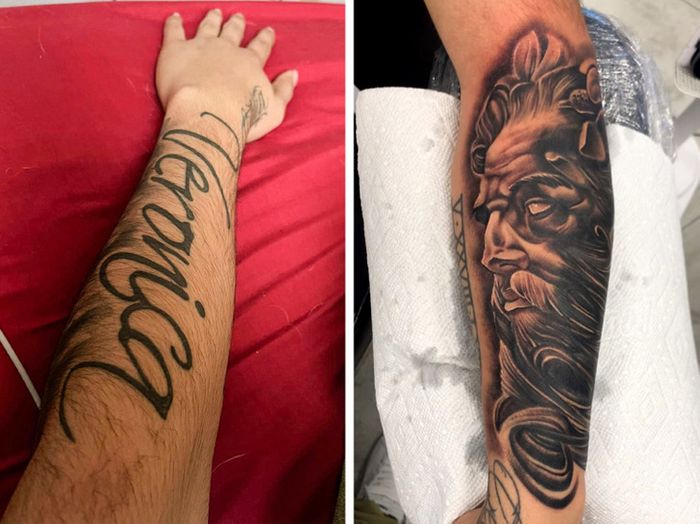 24 correção de tatuagem que transformaram desenho sem graça em algo verdadeiramente original 22