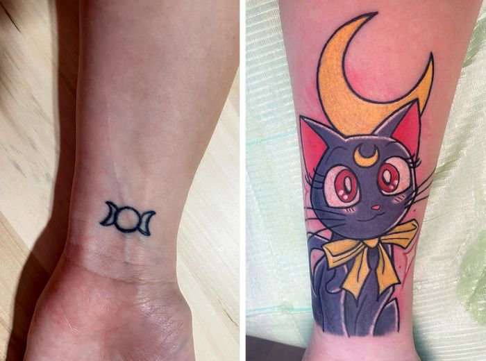 24 correção de tatuagem que transformaram desenho sem graça em algo verdadeiramente original 23