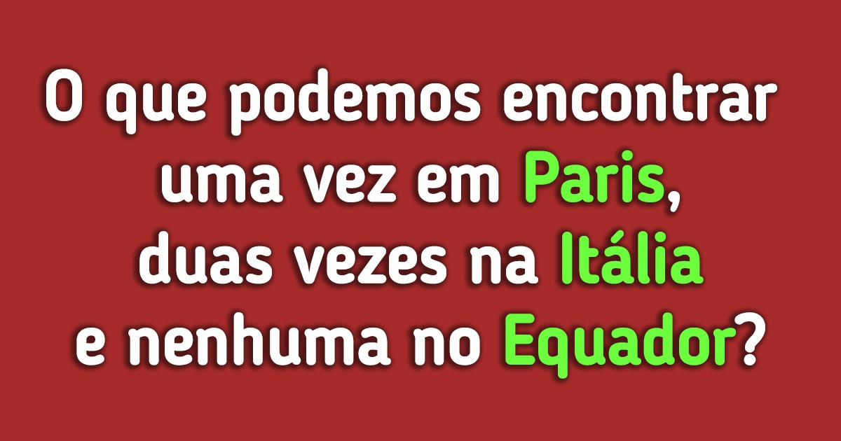 10 desafios que vão testar a sua agilidade mental