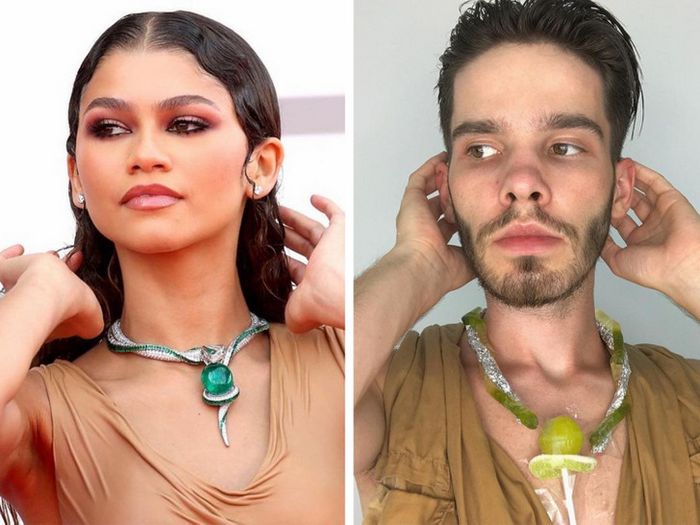 Rapaz recria fotos de famosos com resultados muito engraçados (30 fotos) 7