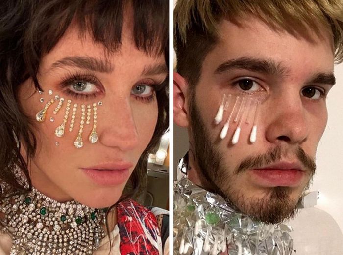 Rapaz recria fotos de famosos com resultados muito engraçados (30 fotos) 8