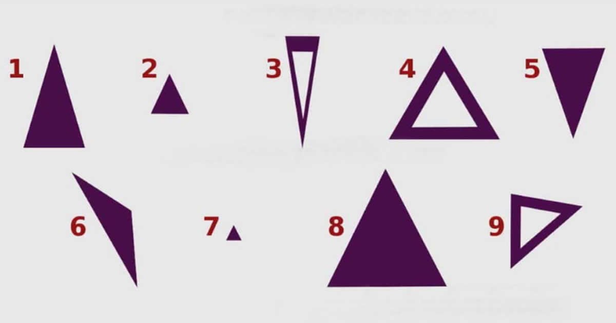 Teste do triângulo
