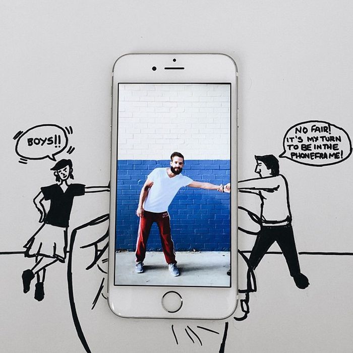 Um artista cria pequenos mundos imaginários com seu iPhone (25 fotos) 10