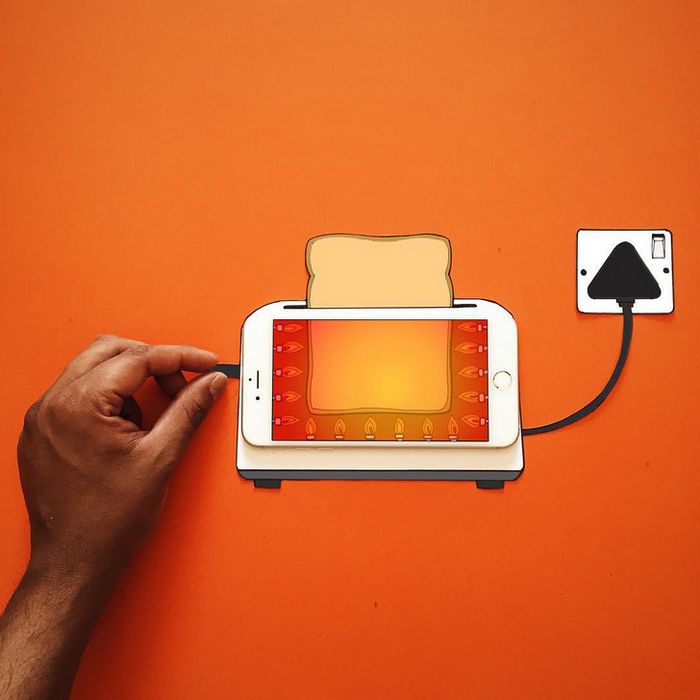 Um artista cria pequenos mundos imaginários com seu iPhone (25 fotos) 16