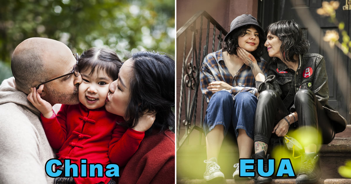 Uma fotógrafa tirar fotos de família em todo o mundo que mostram como todos nós somos semelhantes (16 fotos)