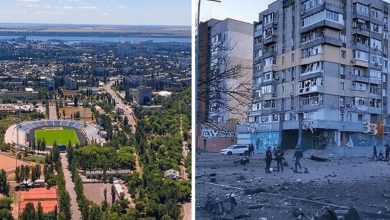 Antes e depois: 20 fotos devastadoras da Ucrânia que mostram a rapidez com que a guerra destrói tudo 9