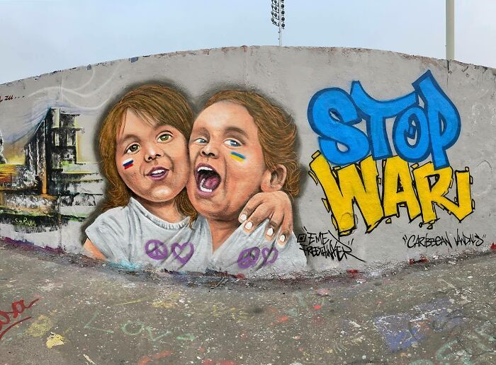 45 artes de rua incríveis que mostra apoio à Ucrânia 7