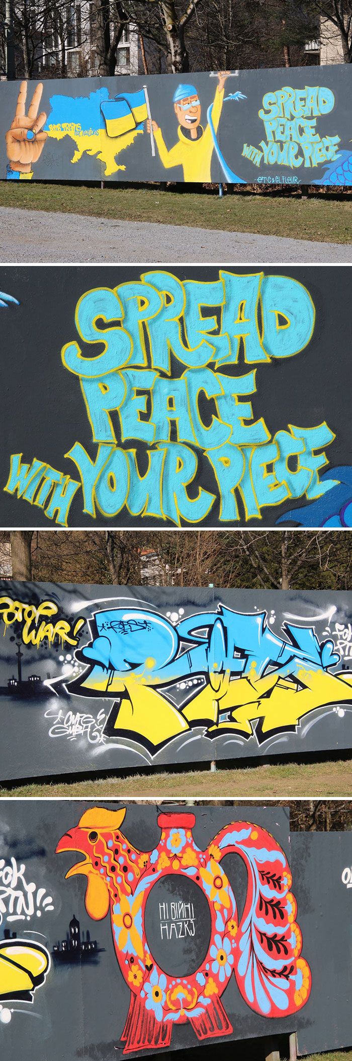 45 artes de rua incríveis que mostra apoio à Ucrânia 45