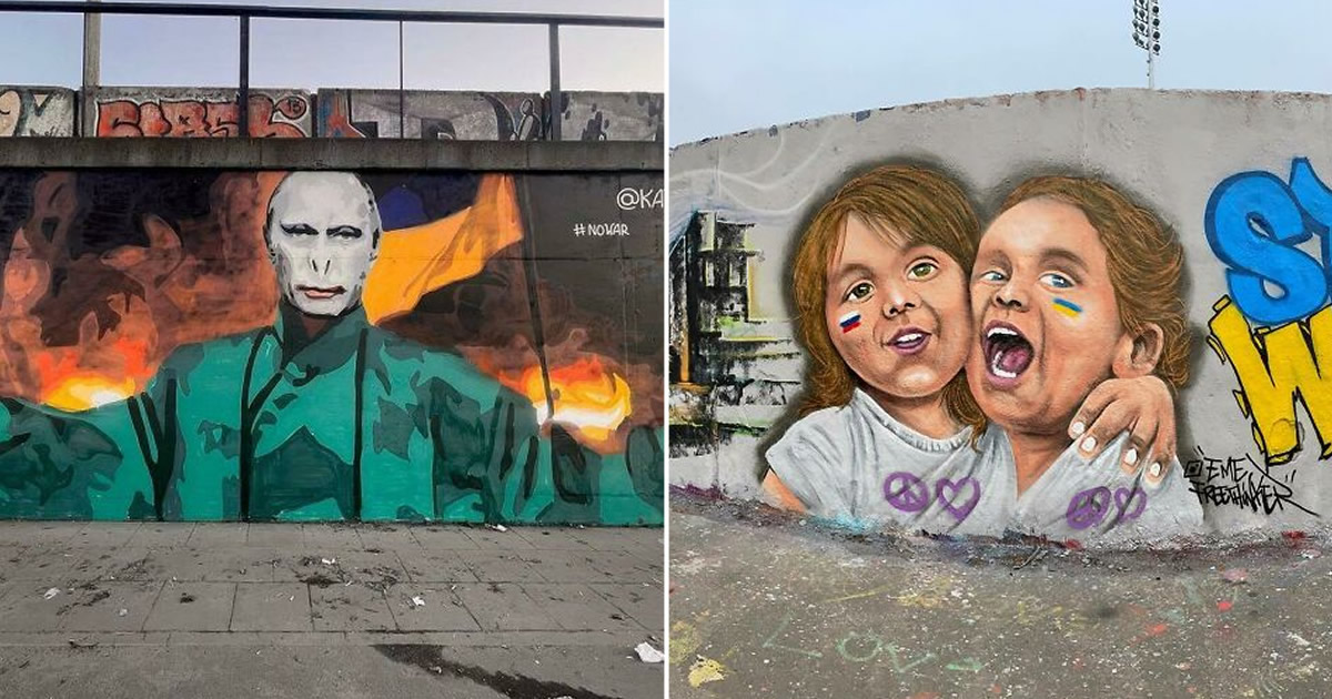 45 artes de rua incríveis que mostra apoio à Ucrânia 47