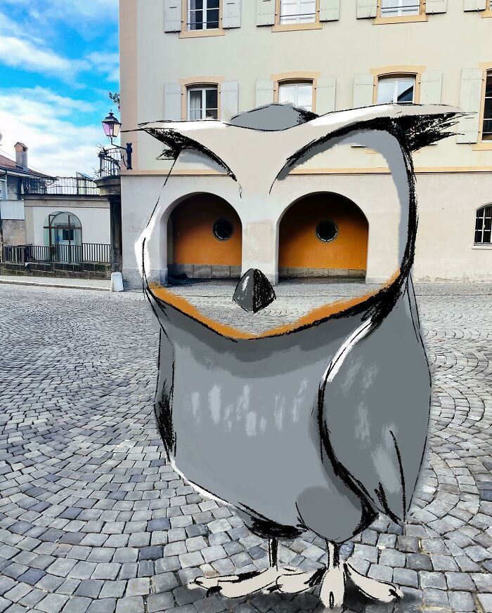 Artista de Praga desenha ilustrações interativas usando objetos do dia a dia (42 fotos) 14