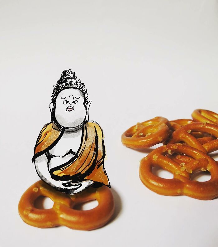 Artista de Praga desenha ilustrações interativas usando objetos do dia a dia (42 fotos) 31