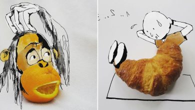 Artista de Praga desenha ilustrações interativas usando objetos do dia a dia (42 fotos) 26