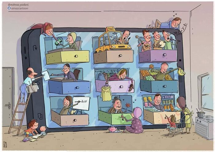 Artista revela o que há de errado com nossa sociedade moderna nessas 40 ilustrações satíricas 24 Artista revela o que há de errado com nossa sociedade moderna nessas 40 ilustrações satíricas 24