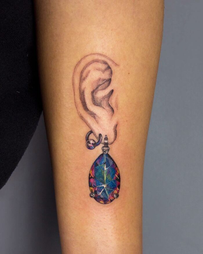 As pessoas vão a esta artista para fazer tatuagens de joias permanentes (40 fotos) 15