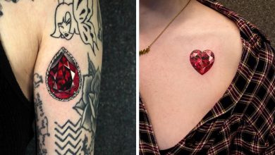As pessoas vão a esta artista para fazer tatuagens de joias permanentes (40 fotos) 3