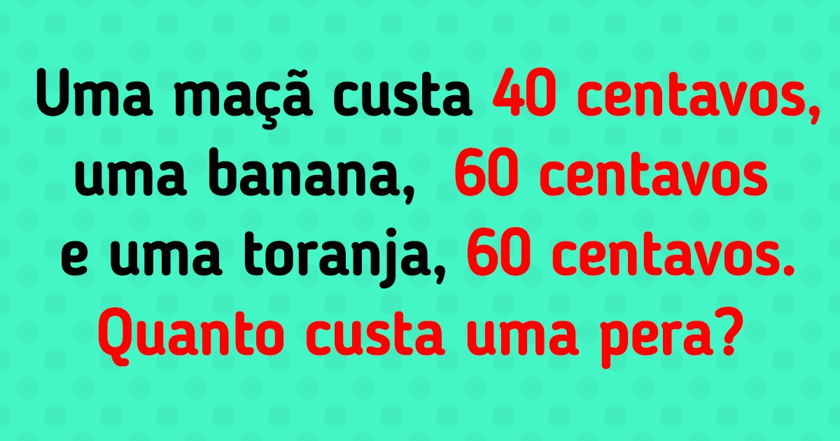 10 desafios matemáticos difíceis, mas são bem simples