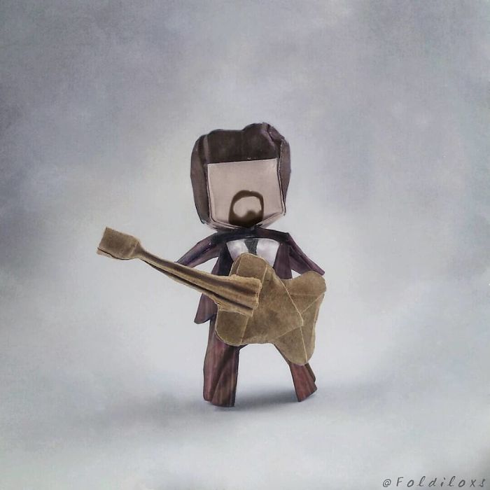 Eu faço origami inspirado na cultura pop, e aqui estão meus melhores 37 trabalhos 18