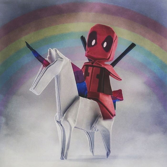 Eu faço origami inspirado na cultura pop, e aqui estão meus melhores 37 trabalhos 37