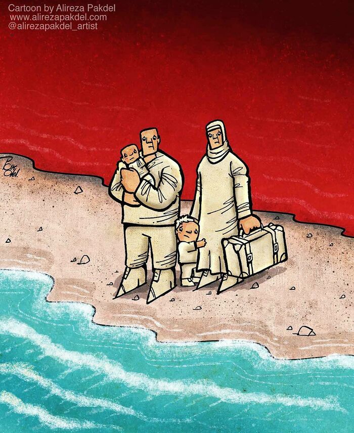 Falhas da sociedade: 30 ilustrações deste artista 8