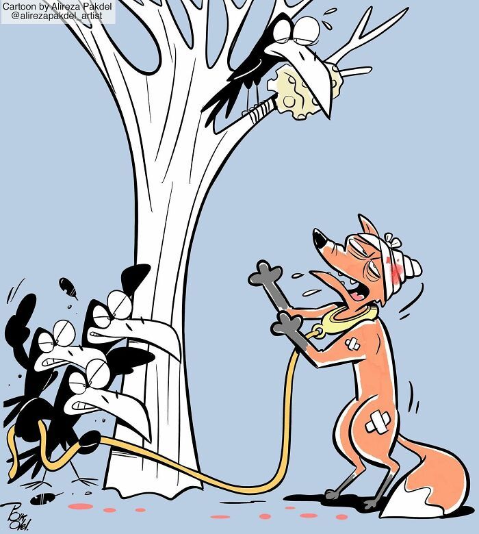 Falhas da sociedade: 30 ilustrações deste artista 9