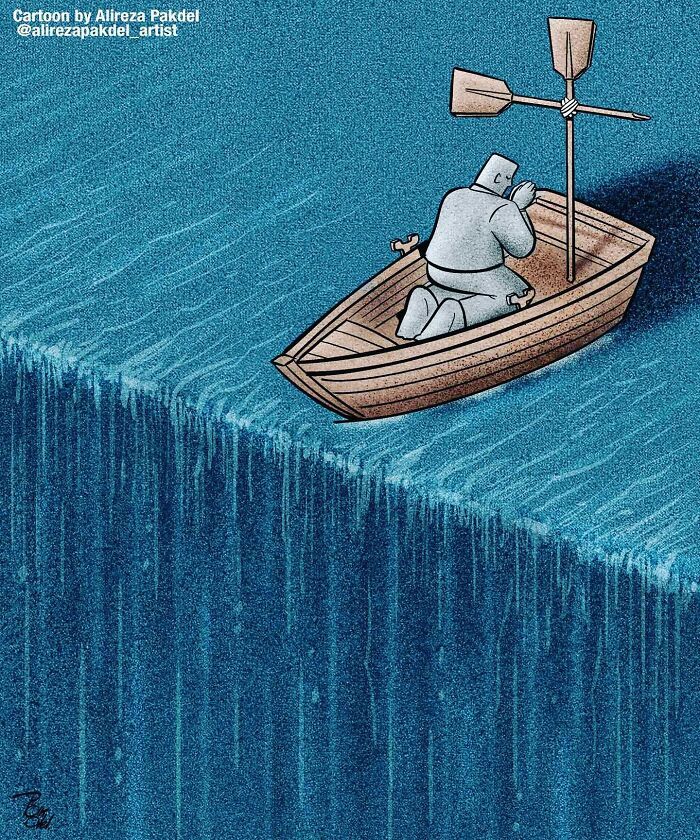 Falhas da sociedade: 30 ilustrações deste artista 18