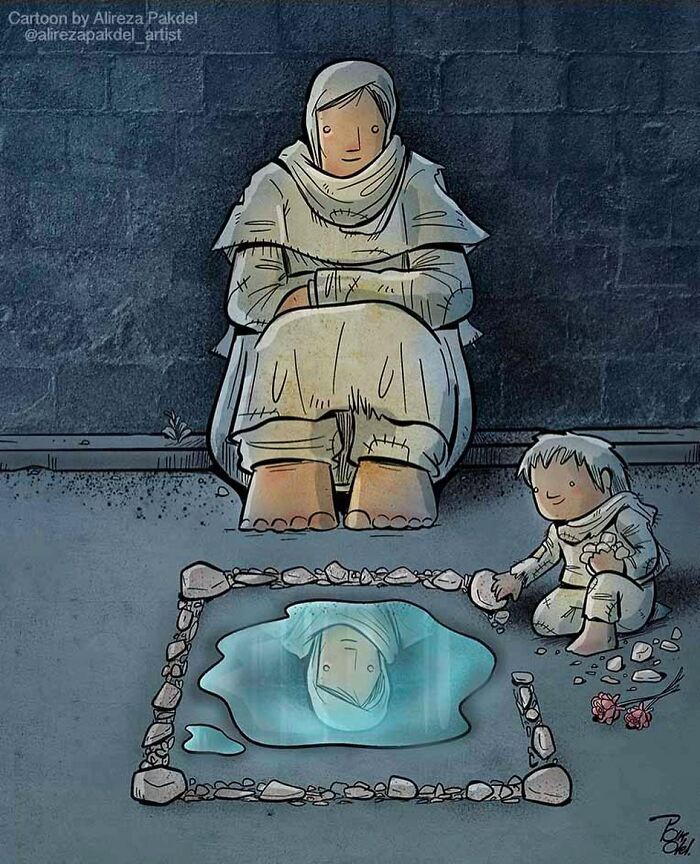 Falhas da sociedade: 30 ilustrações deste artista 19