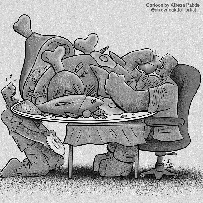 Falhas da sociedade: 30 ilustrações deste artista 25