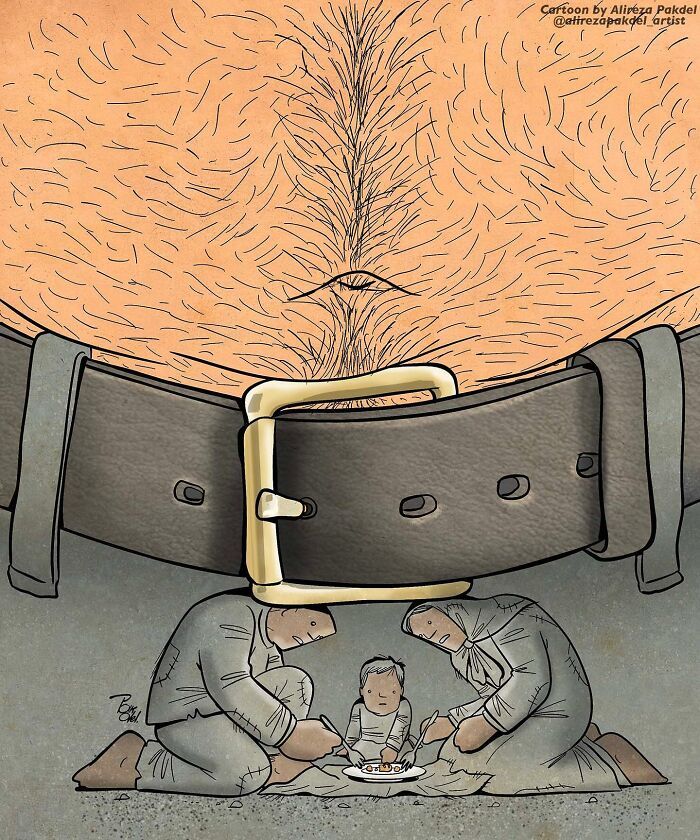 Falhas da sociedade: 30 ilustrações deste artista 27