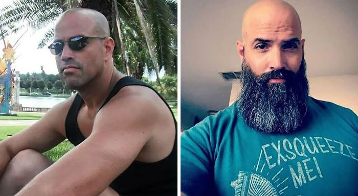 36 fotos antes e depois de homens que abandonaram as navalhas e deixaram suas barbas crescerem livremente 3