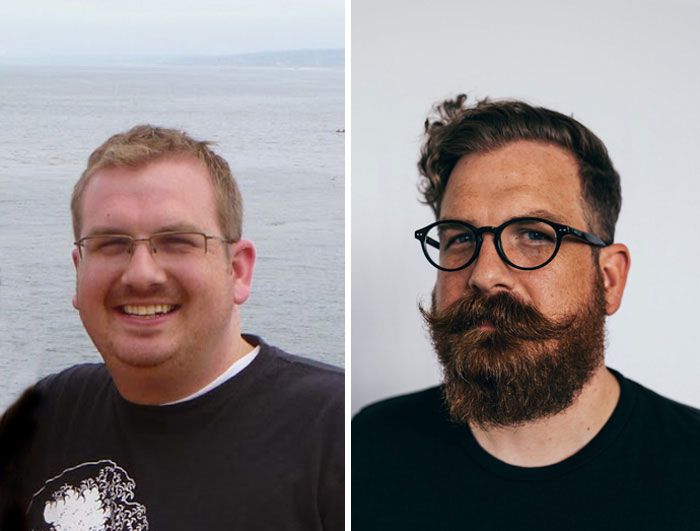 36 fotos antes e depois de homens que abandonaram as navalhas e deixaram suas barbas crescerem livremente 7