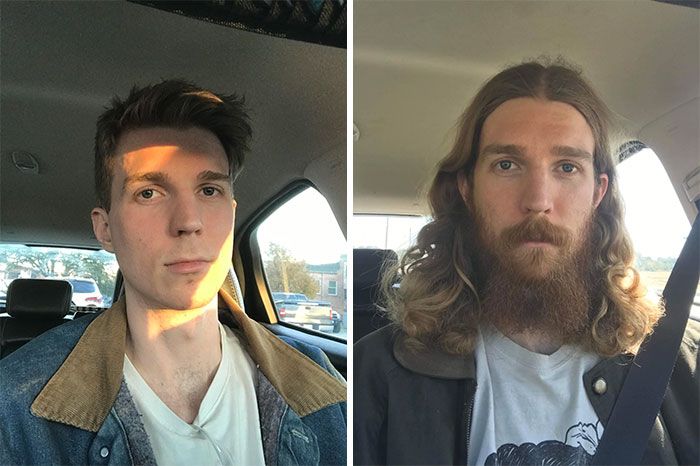 36 fotos antes e depois de homens que abandonaram as navalhas e deixaram suas barbas crescerem livremente 31