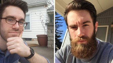 36 fotos antes e depois de homens que abandonaram as navalhas e deixaram suas barbas crescerem livremente 45