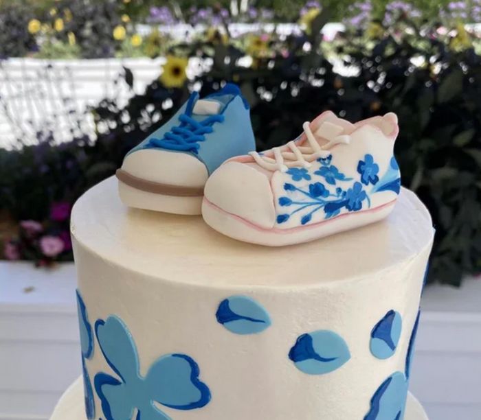 21 ideias criativas para o topo do bolo de casamento 7