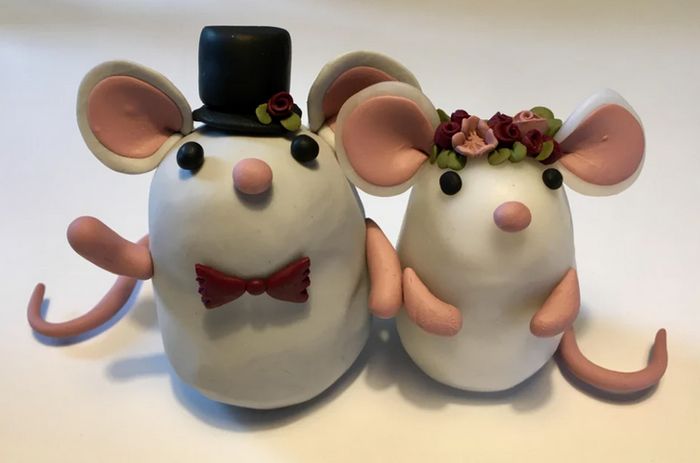 21 ideias criativas para o topo do bolo de casamento 15